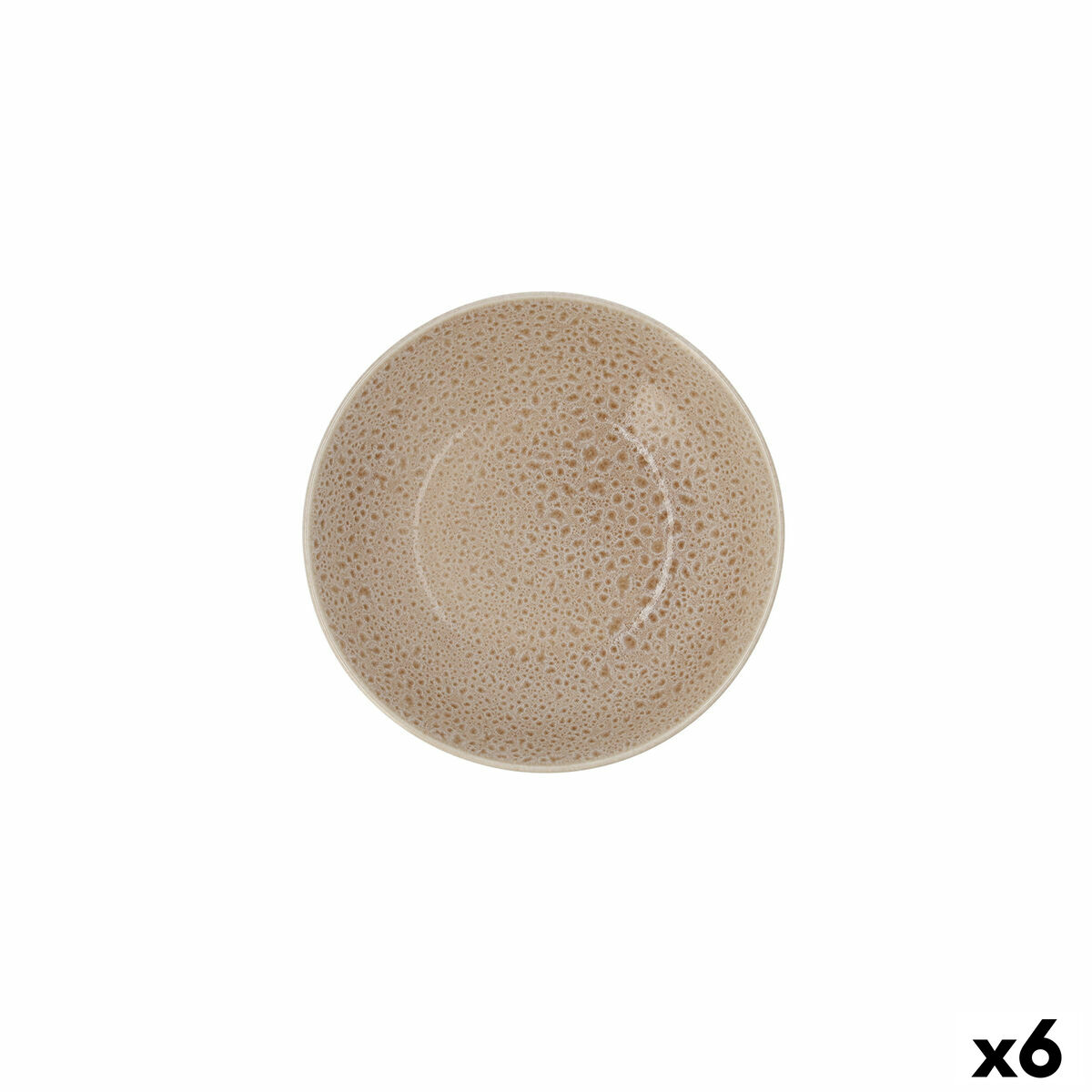 Djup tallrik Ariane Porous Keramik Beige Ø 21 cm (6 antal)