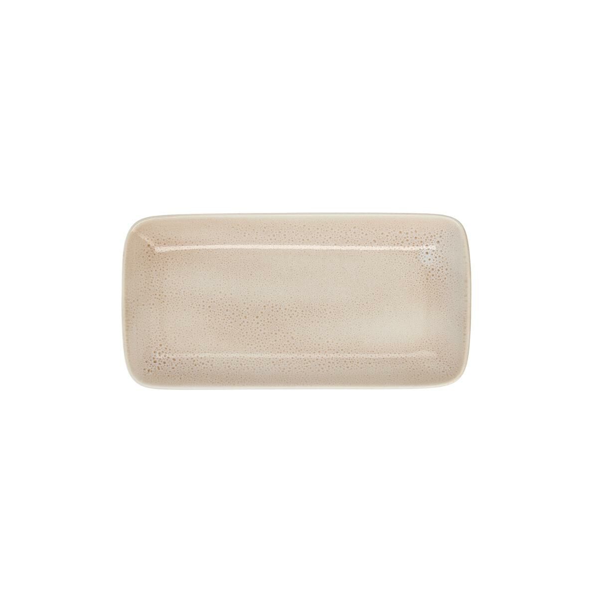 Snacksbricka Ariane Porous 28 x 14 cm Keramik Beige (6 antal) - 2