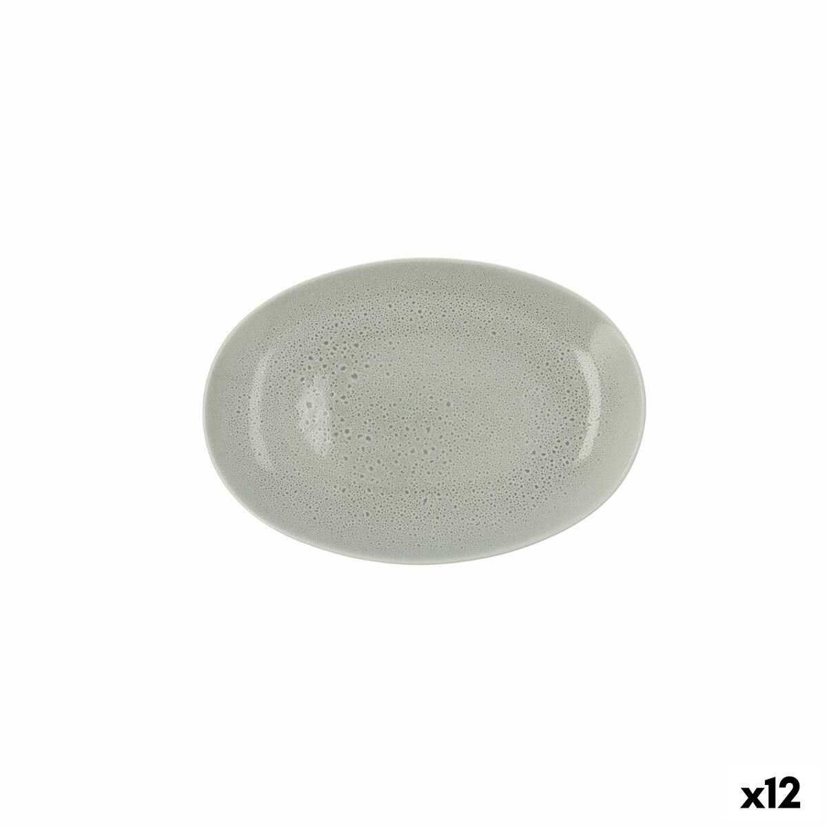 Snacksbricka Ariane Porous Keramik Grön Ø 26 cm (12 antal)