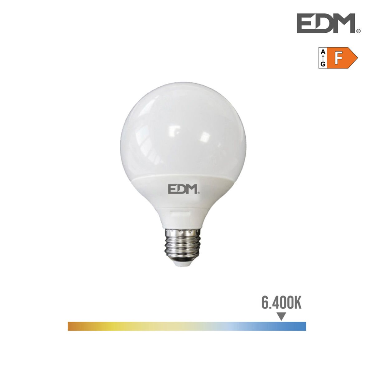 LED-lampa EDM E27 15 W F 1521 Lm (6400K)