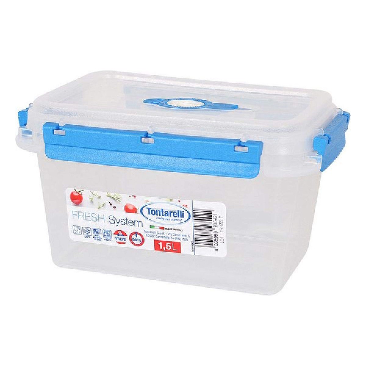 Lunchlåda Tontarelli Fresh system 1,5 L 14,2 x 19,3 x 10,5 cm