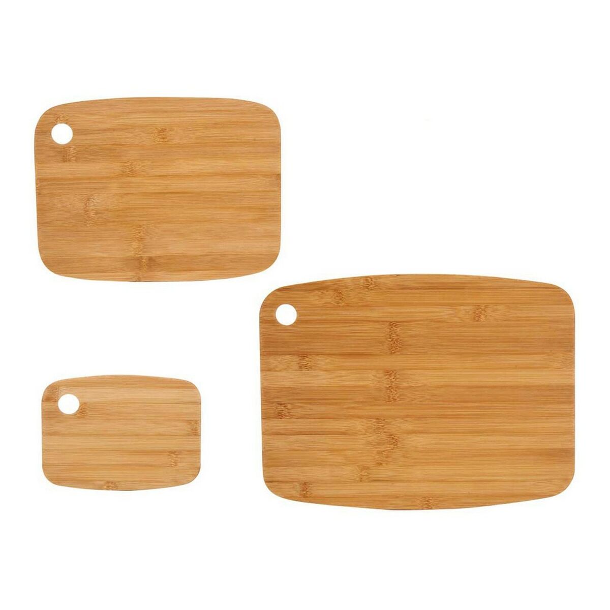 Skärbräda Brun Bambu (3 Delar) - 2