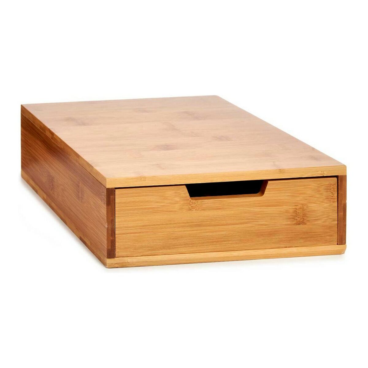 Kapselhållare Stöd Kaffebryggare Brun Bambu 30 x 10 x 30 cm - 3