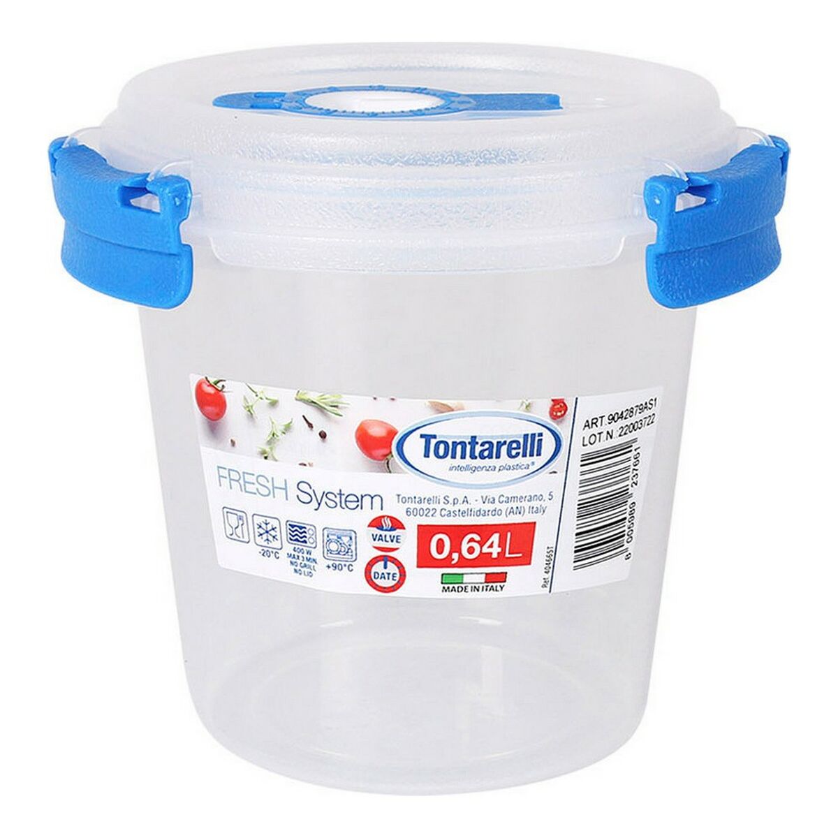 Förpackning Tontarelli Fresh System Plast 0,64 l Yoghurt