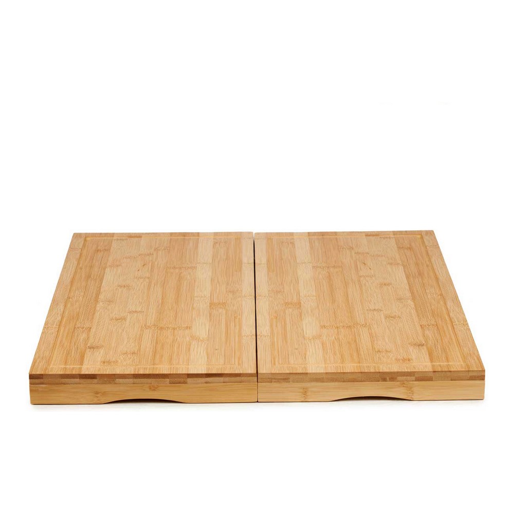 Set Vintage Coconut Skärbräda Brun Bambu (28 x 54 x 4 cm)