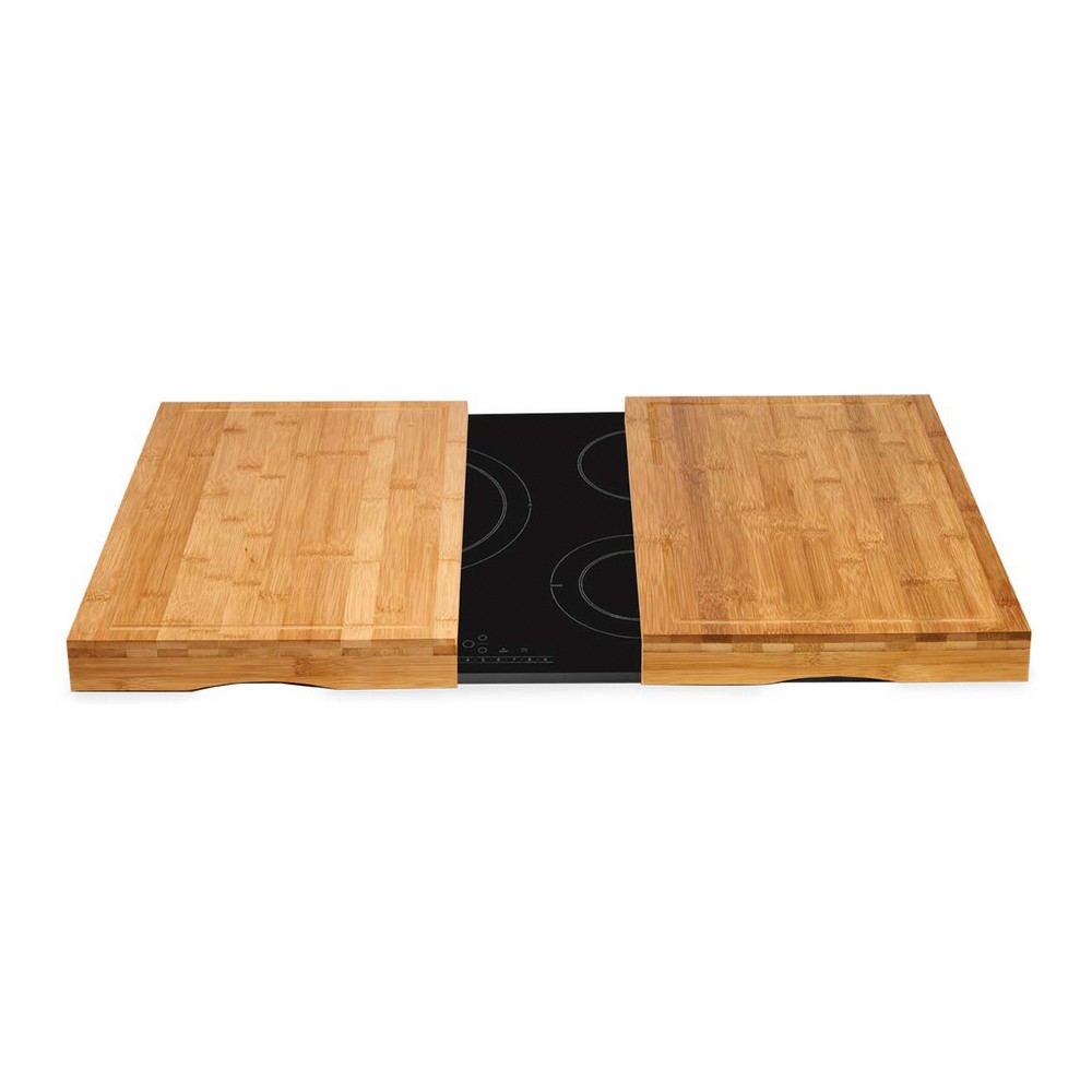 Set Vintage Coconut Skärbräda Brun Bambu (28 x 54 x 4 cm) - 2