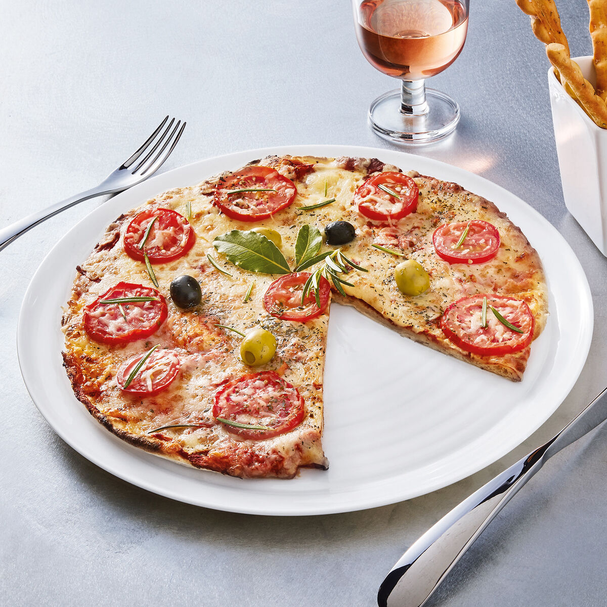 Pizzatallrik Arcoroc Evolutions Vit Glas Ø 32 cm (6 antal) - 3