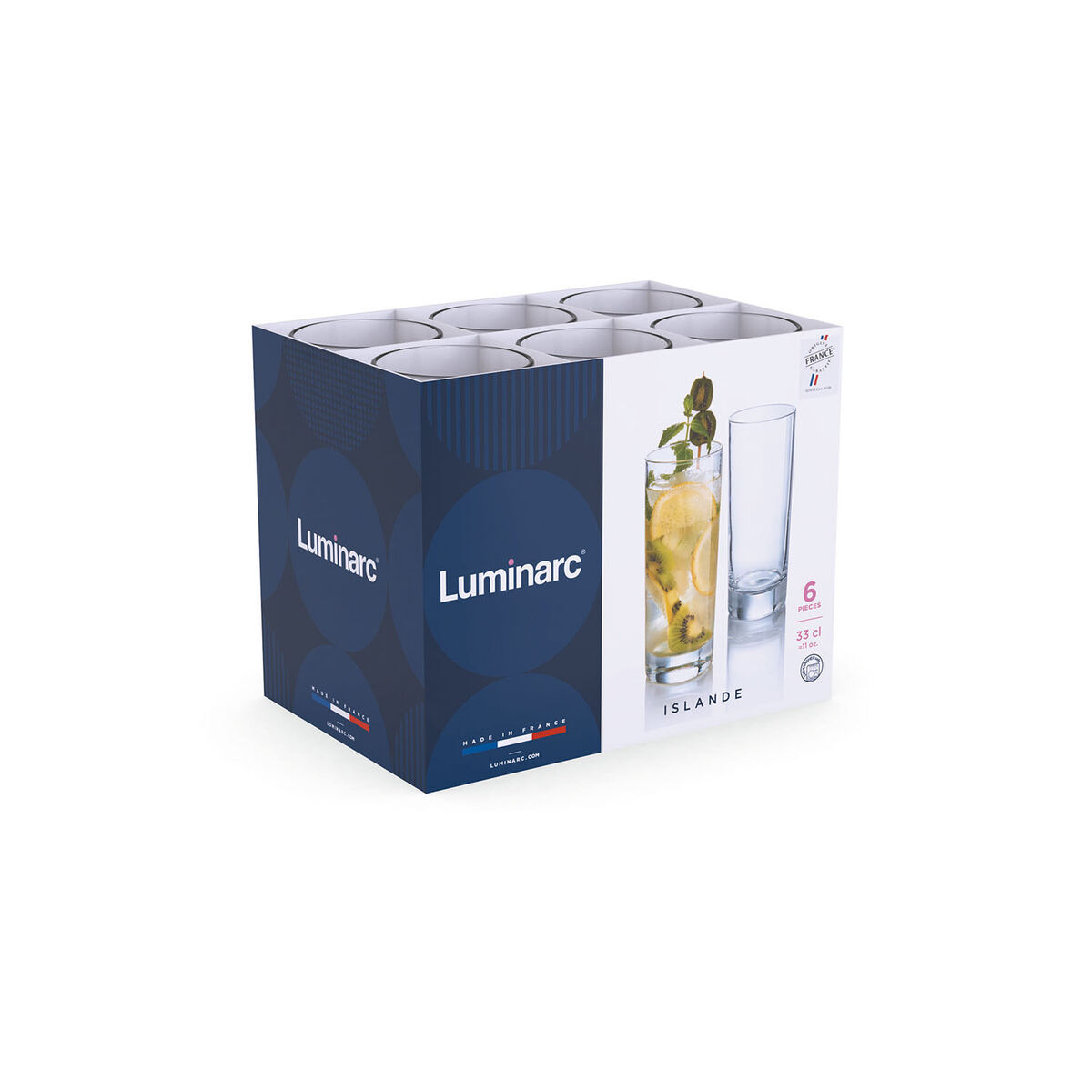 Glas Luminarc Islande Transparent Glas 330 ml (24 antal) - 4