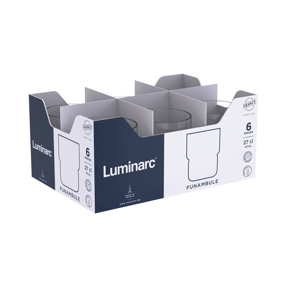 Glas Luminarc Funambule Transparent Glas 270 ml (24 antal) - 3