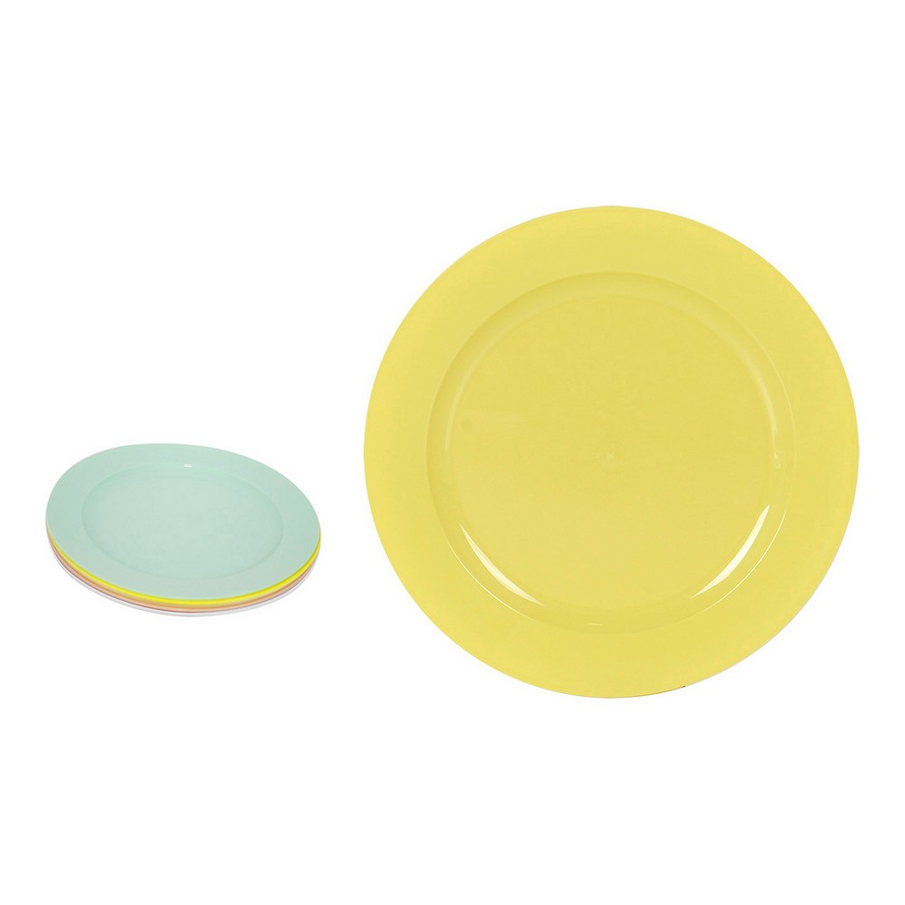 Tallriksset Dem Plast 4 Delar (22,5 cm) - 2