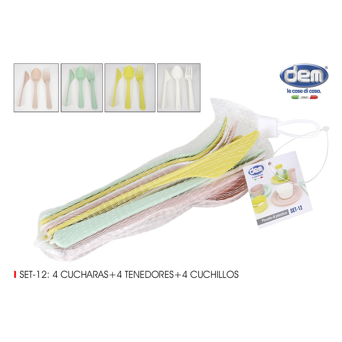 Bestick-set Dem (12 antal) - 3