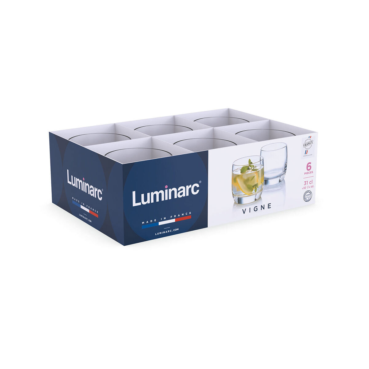 Glas Luminarc Vigne Transparent Glas 310 ml (24 antal) - 4