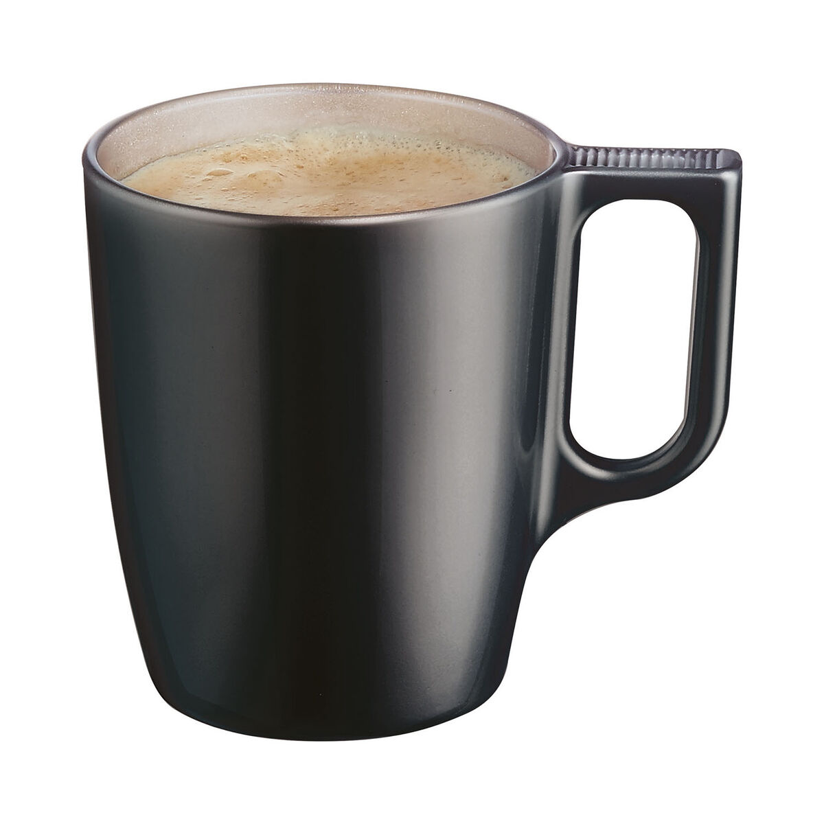 Mugg Luminarc Flashy Svart 250 ml Glas (6 antal) - 2