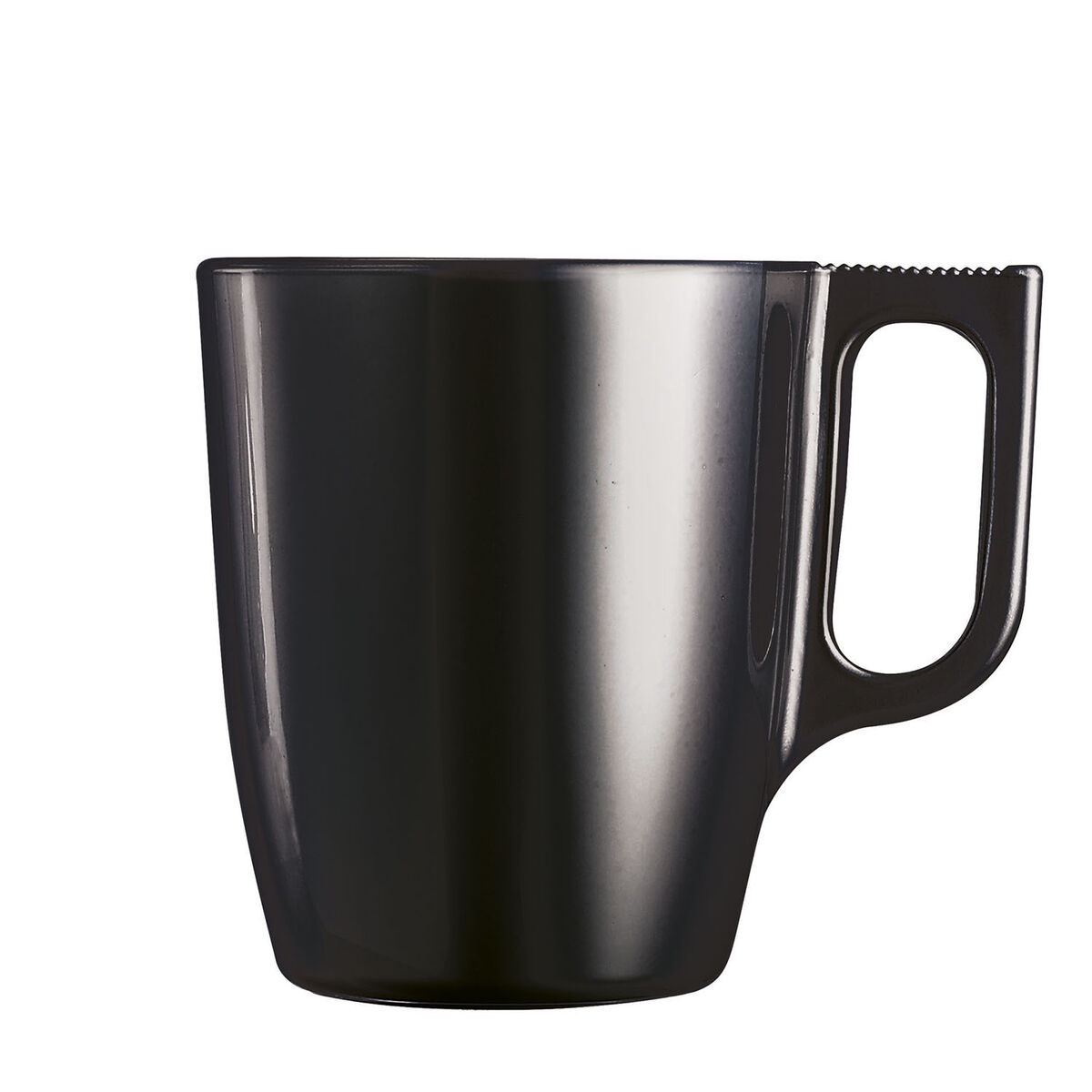 Mugg Luminarc Flashy Svart 250 ml Glas (6 antal) - 4