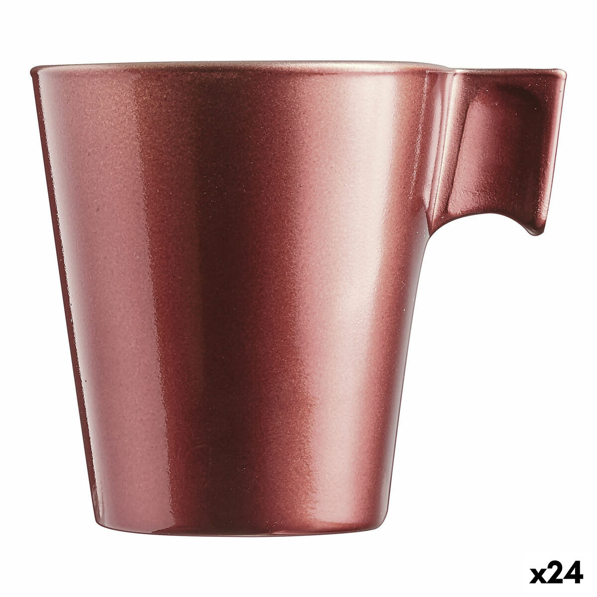 Mugg Luminarc Flashy Röd 80 ml Glas (24 antal)