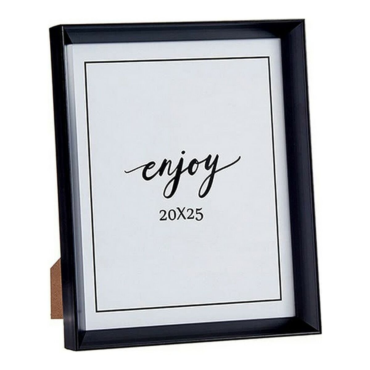Fotoramar 22,2 x 3,5 x 27,3 cm Svart Plast Glas (22,2 x 3,5 x 27,3 cm) - 3