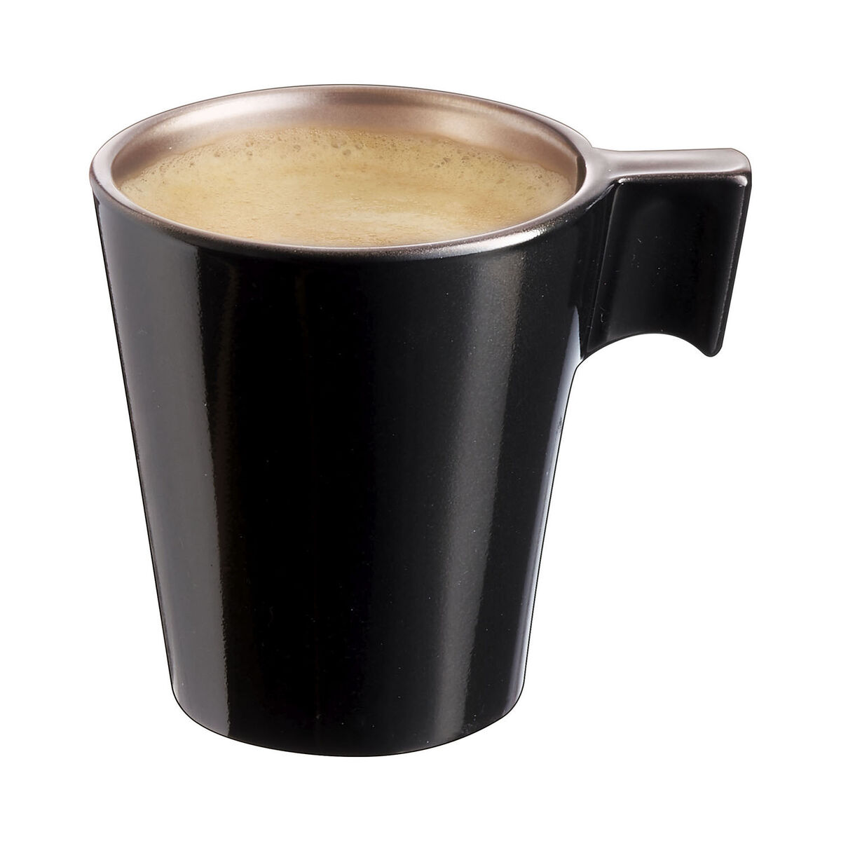 Mugg Luminarc Flashy Svart 80 ml Dvobarvna Glas (24 antal) - 2