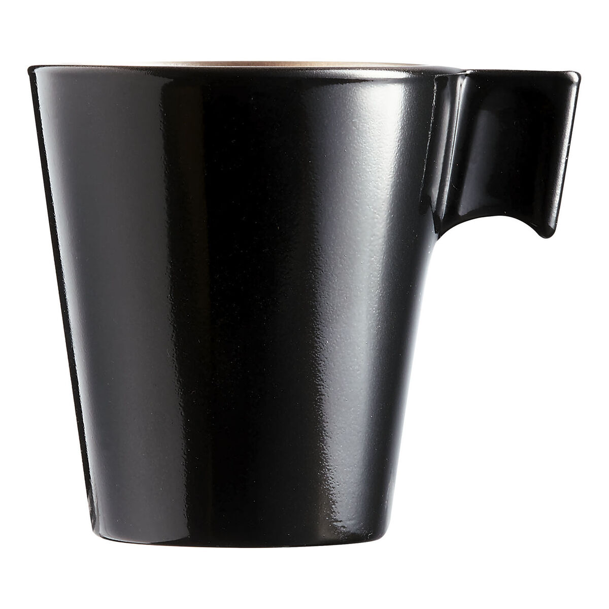 Mugg Luminarc Flashy Svart 80 ml Dvobarvna Glas (24 antal) - 3