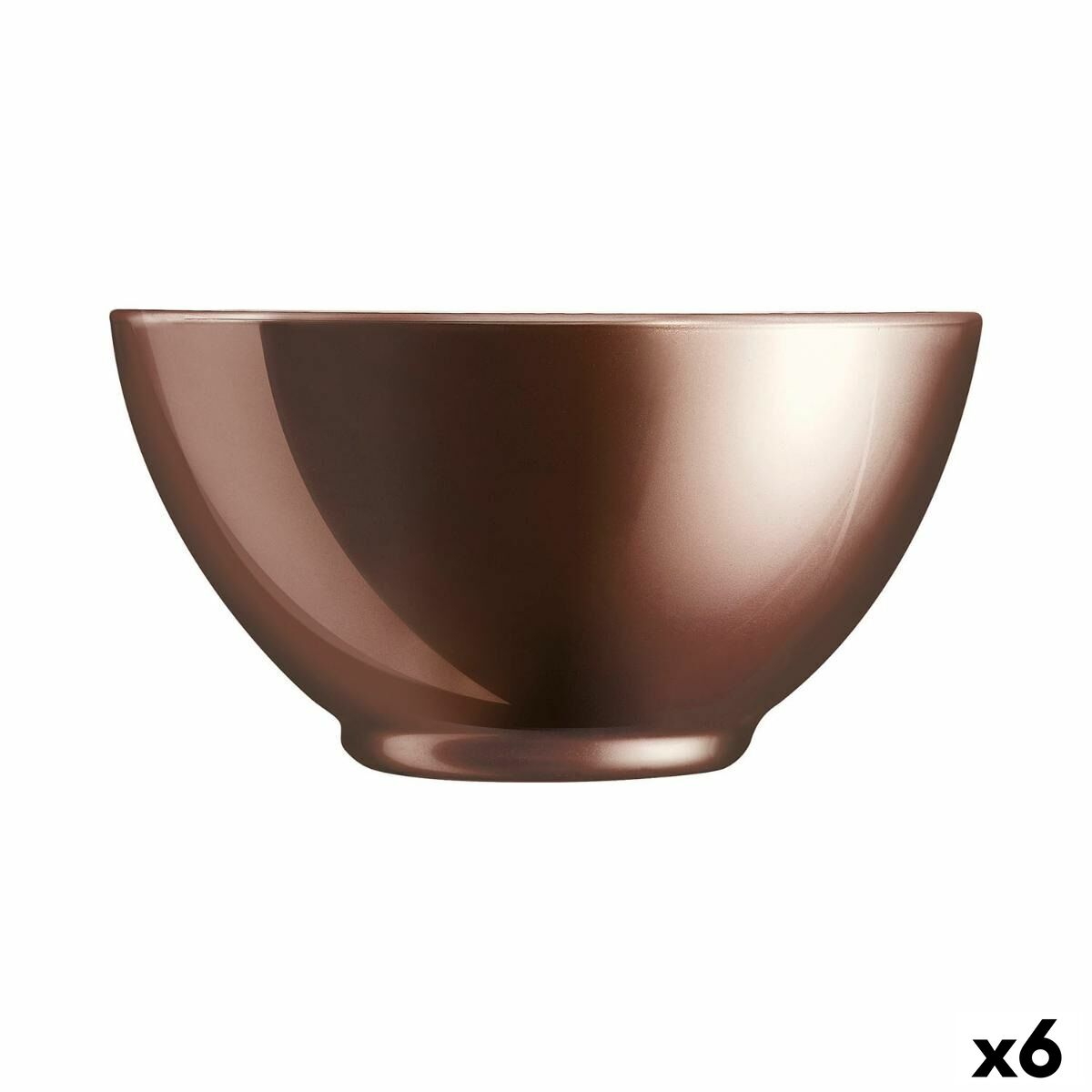 Skål Luminarc Flashy Brun Glas 500 ml (6 antal)