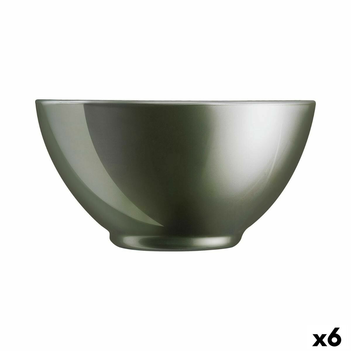 Skål Luminarc Flashy Grön Glas 500 ml (6 antal)