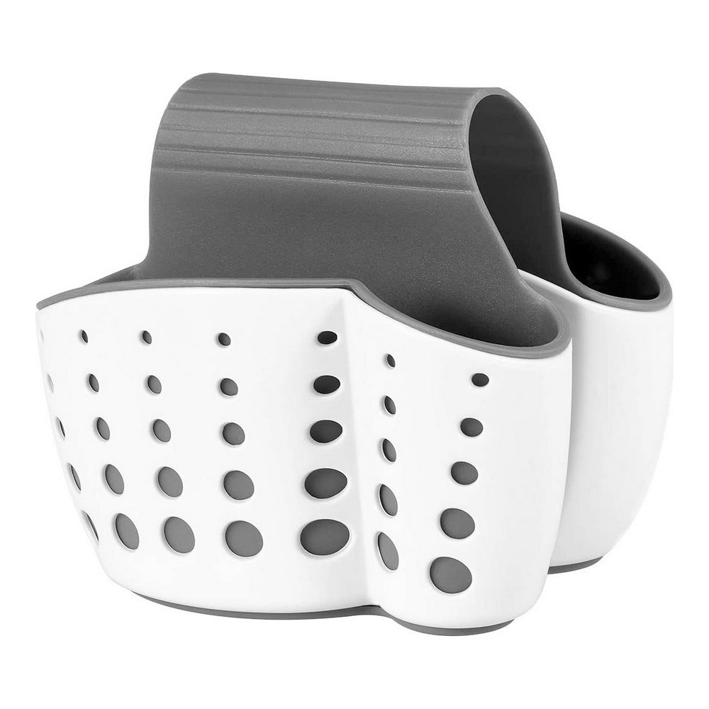 Disksvamphållare Quttin Double Vit 15 x 5,5 x 28 cm - 3
