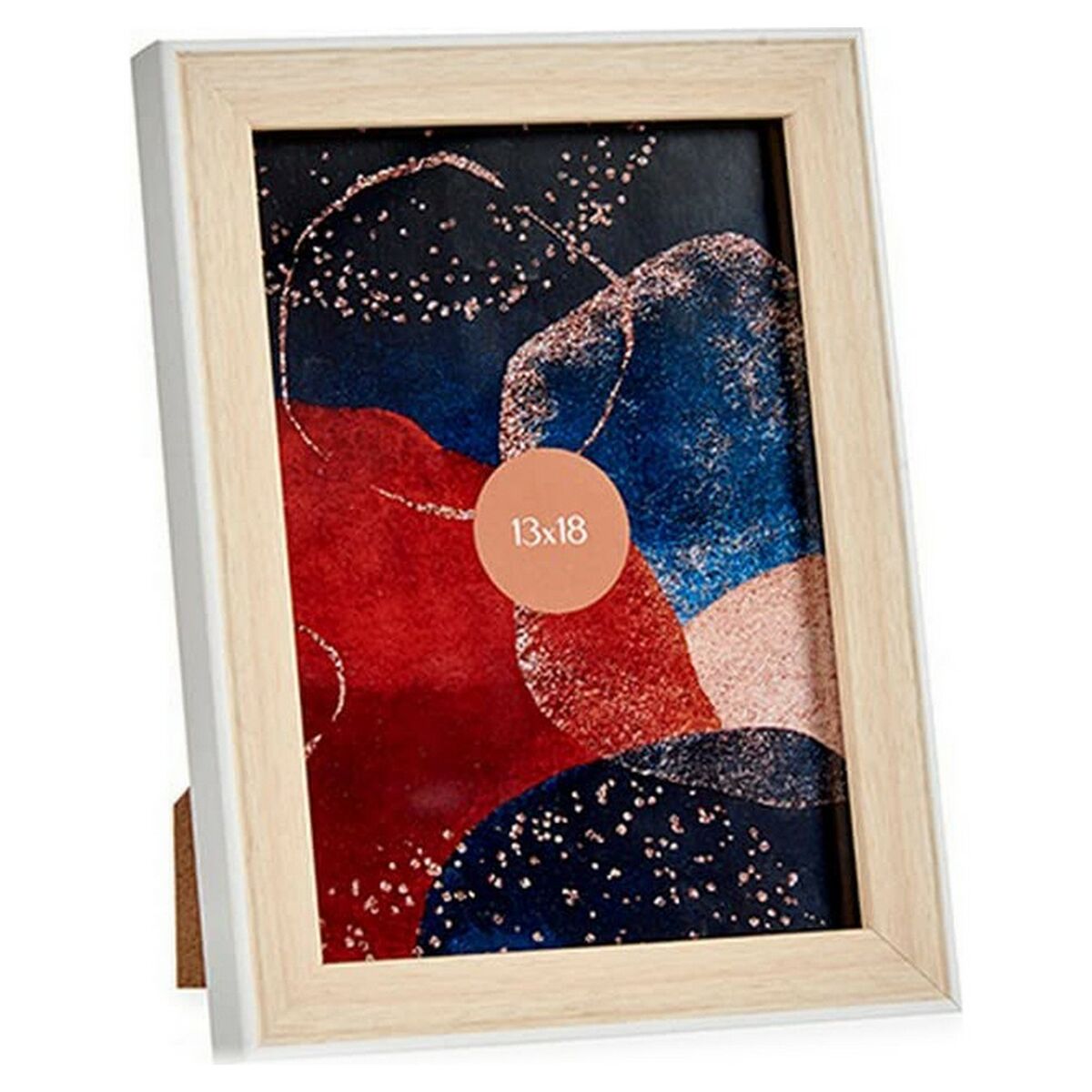 Fotoram Brun Vit 15,6 x 2 x 20,5 cm 15,6 x 2 x 20,7 cm Plast Glas - 2
