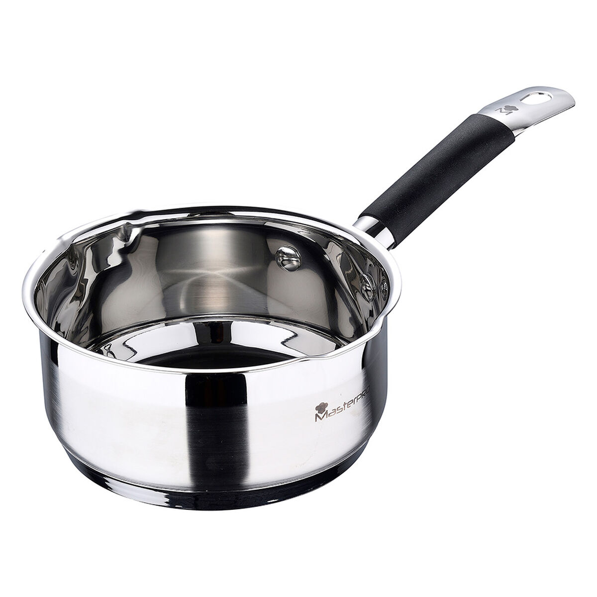 Kokpanna Masterpro bgmp-1500-bk Rostfritt stål (1,3 L) (16 x 7,5 cm)