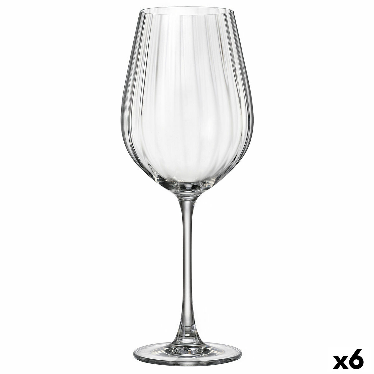 Vinglas Bohemia Crystal Optic Transparent 650 ml 6 antal