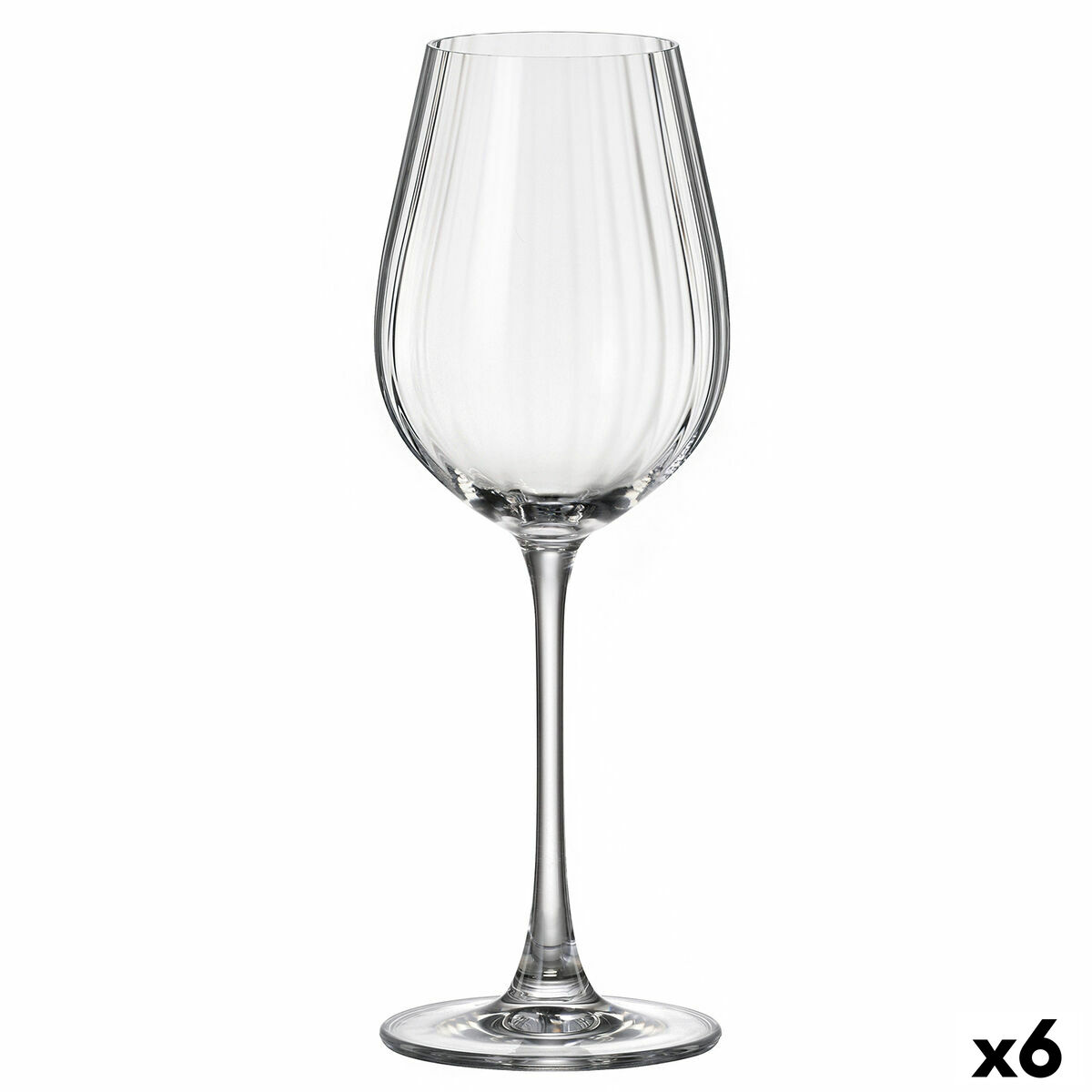 Vinglas Bohemia Crystal Optic Transparent 400 ml 6 antal