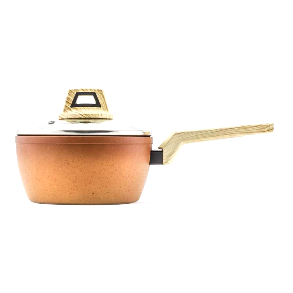 Kastrull med lock Amercook Terrakota n Ø 18 cm - 5