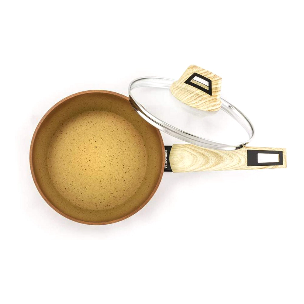 Kastrull med lock Amercook Terrakota n Ø 18 cm - 4