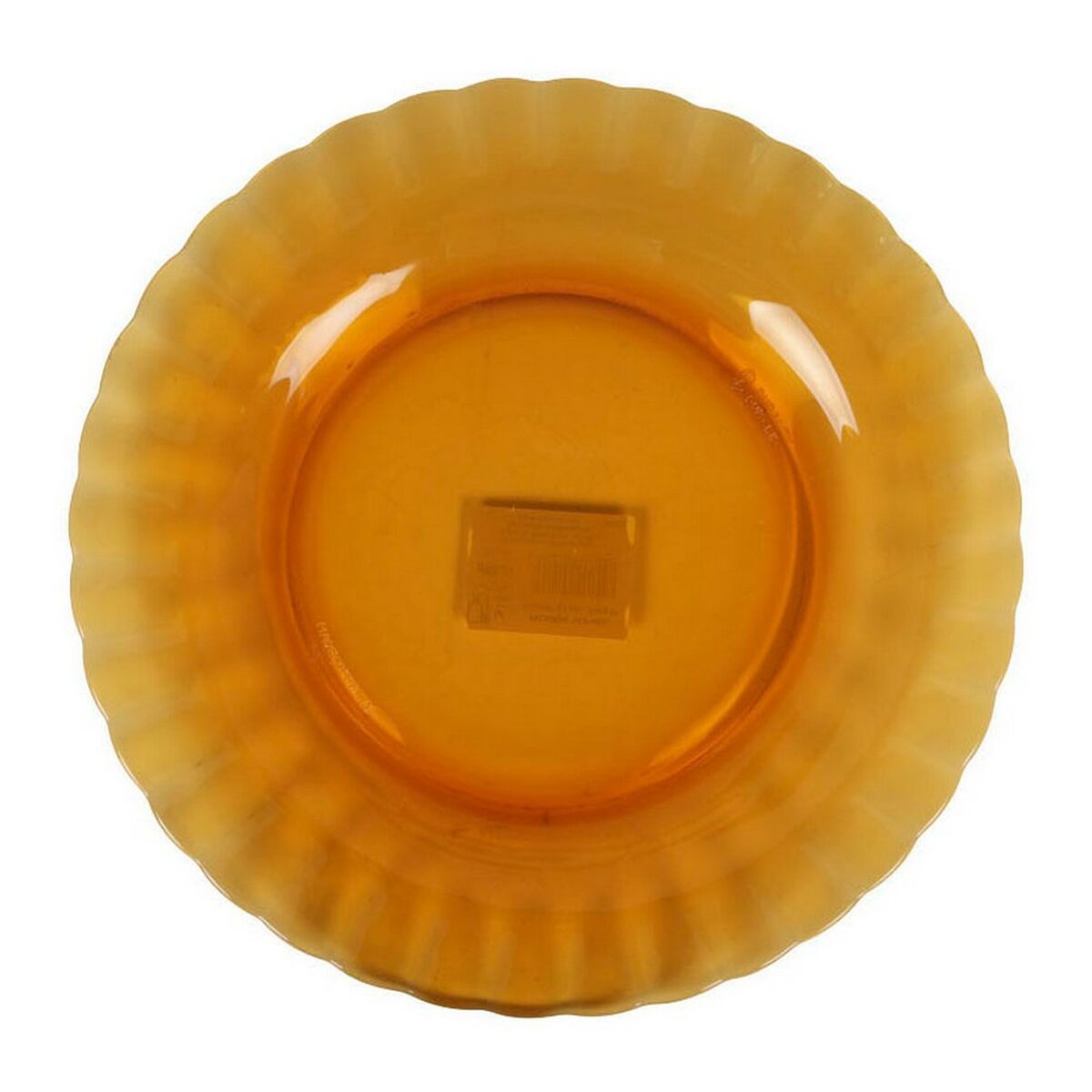 Platt skål Duralex Picardie Glas Ambra - 2