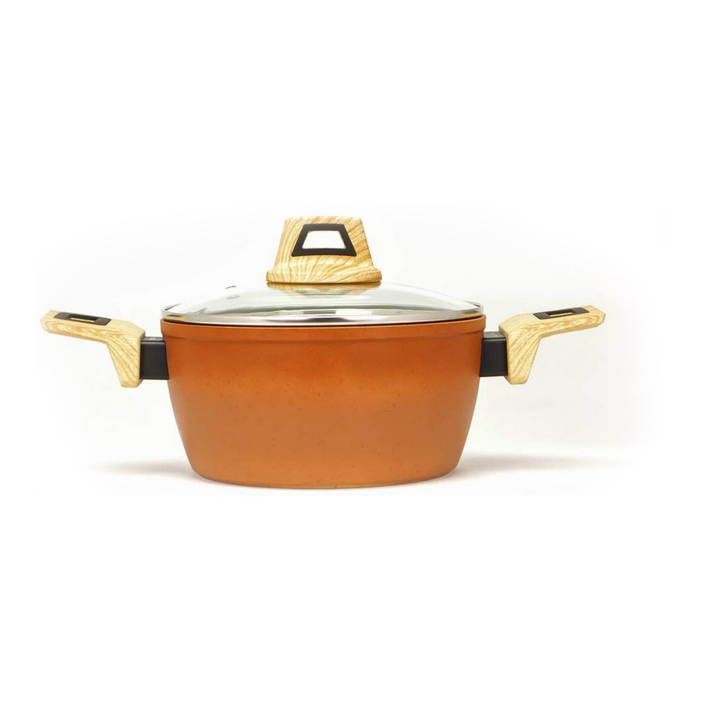 Kastrull med lock Amercook Terrakota n (Ø 24 cm) - 5