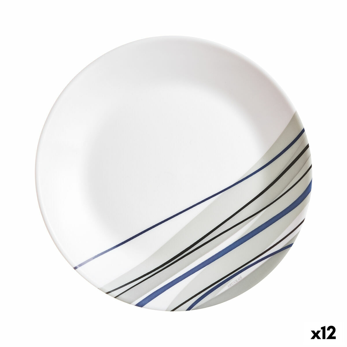 Lapostányér Arcopal Athenais Multicolour Glas 25 cm (12 antal)