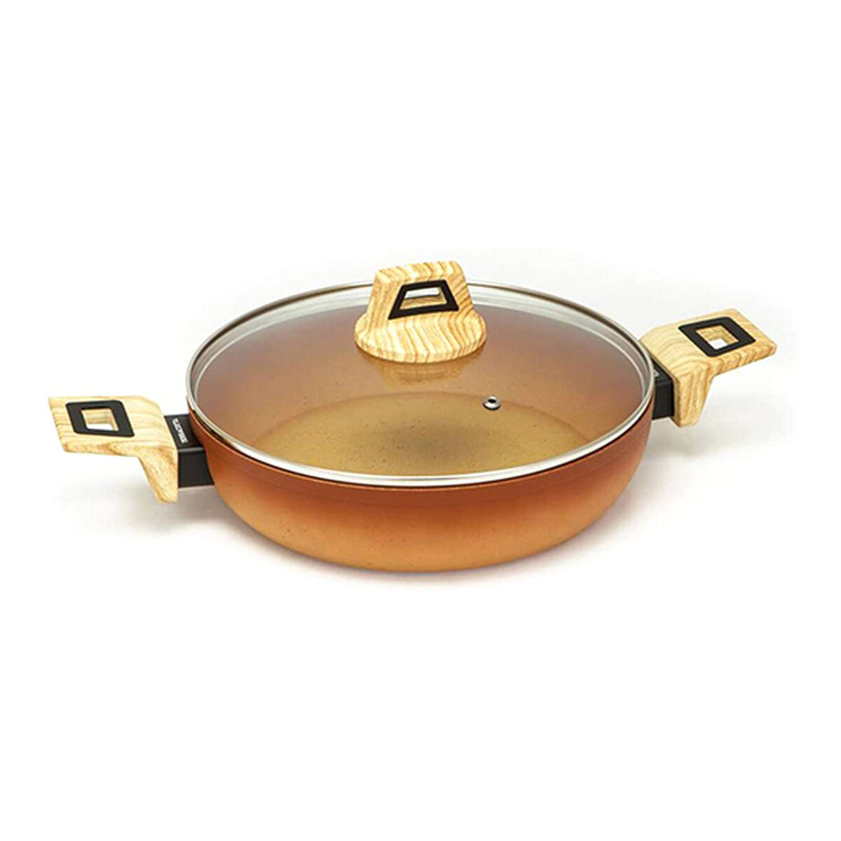 Kastrull med lock Amercook Terrakota n Orange Ø 26 cm - 6