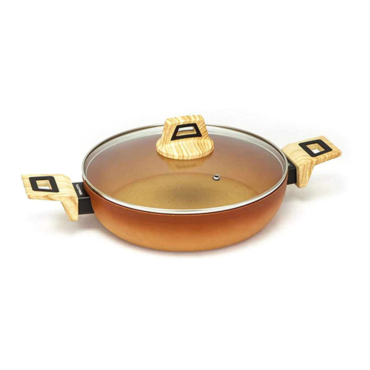 Kastrull med lock Amercook Terrakota n Ø 30 cm - 6