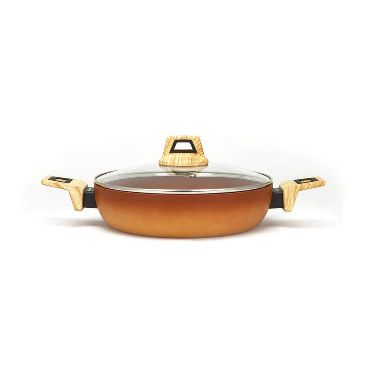 Kastrull med lock Amercook Terrakota n Ø 30 cm - 8