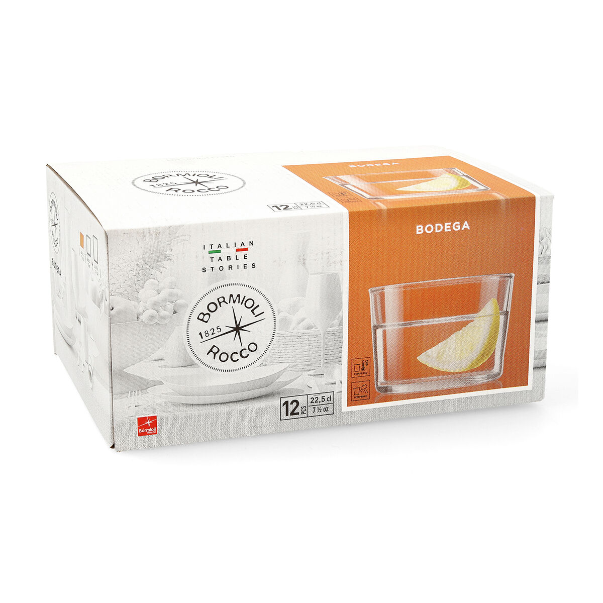 Glasset Bormioli Rocco Bodega Transparent 12 antal Glas 220 ml - 2