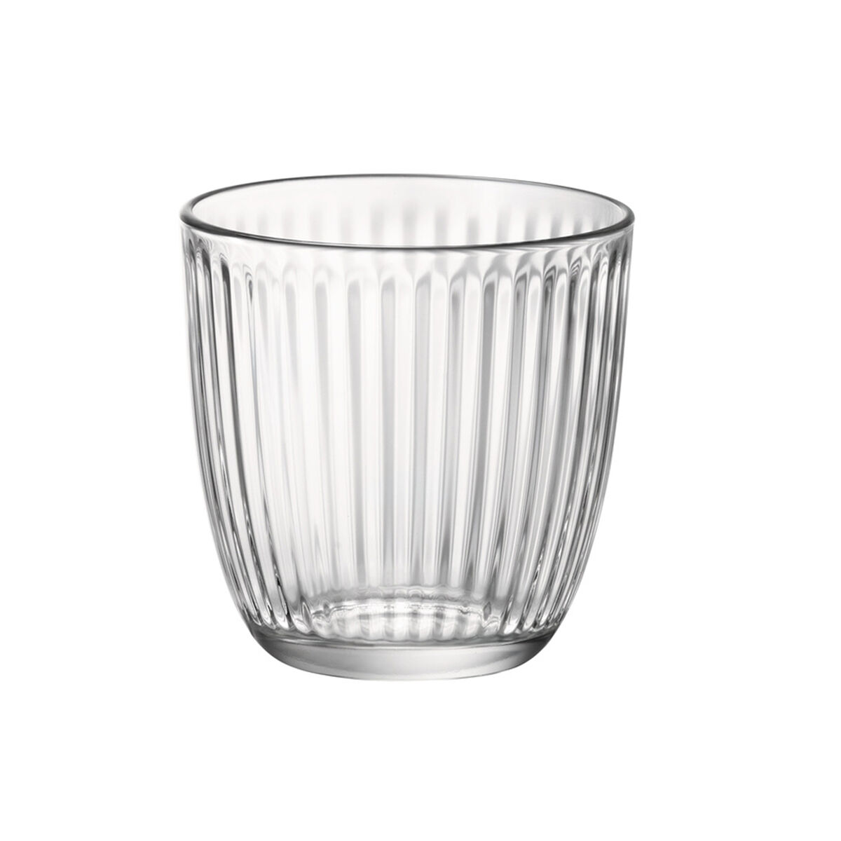 Glasset Bormioli Rocco Line Med relief Transparent 6 antal Glas 290 ml