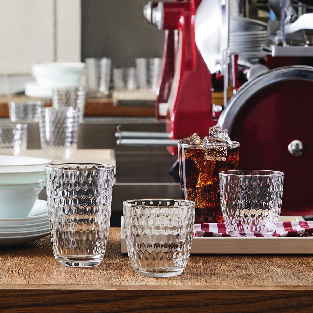 Glasset Bormioli Rocco Slot Transparent 6 antal Med relief Glas 290 ml - 3