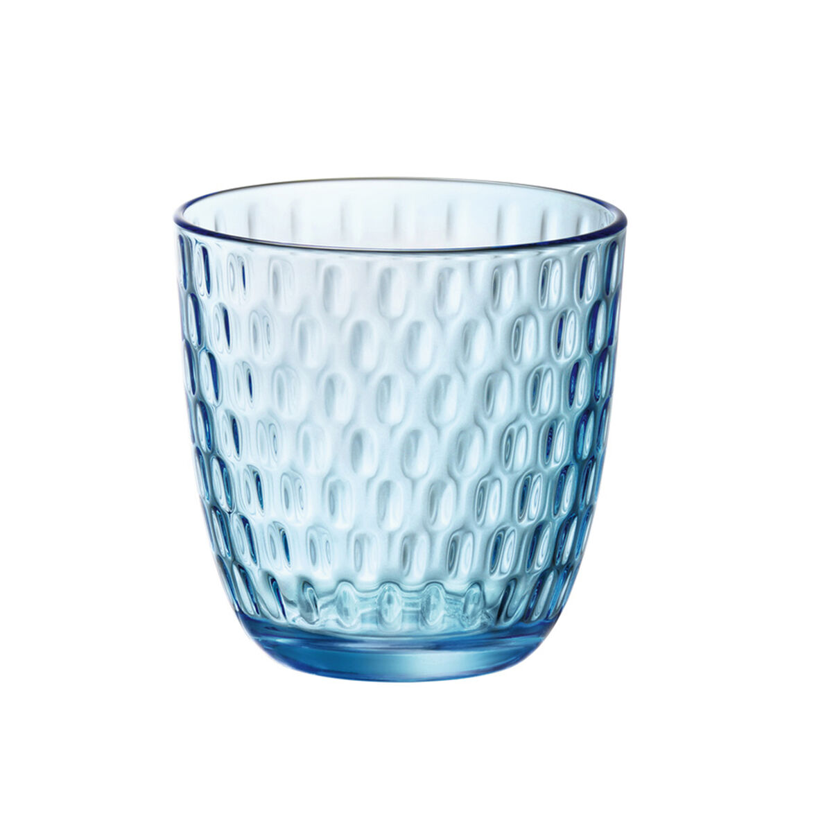 Glasset Bormioli Rocco Slot Med relief Blå 6 antal Glas 290 ml