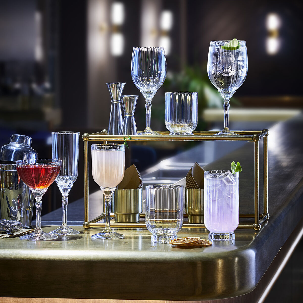 Glasset Bormioli Rocco Florian Blå 6 antal Glas 430 ml - 3