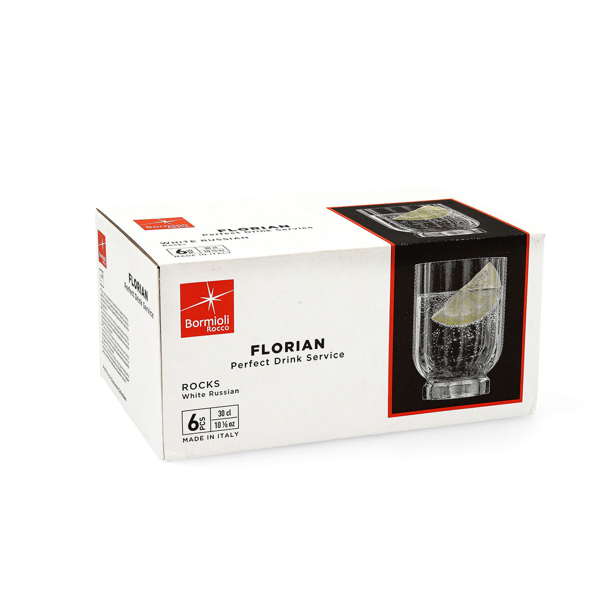 Glasset Bormioli Rocco Florian Transparent 6 antal Glas 300 ml - 2