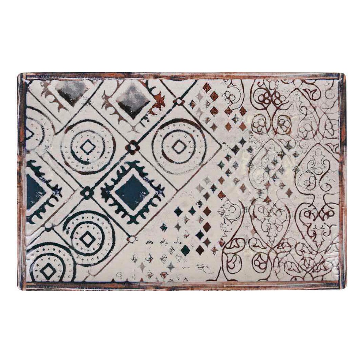 Servingsfat La Mediterránea Grecia Porslin Rektangulär 30 x 20 x 2,5 cm