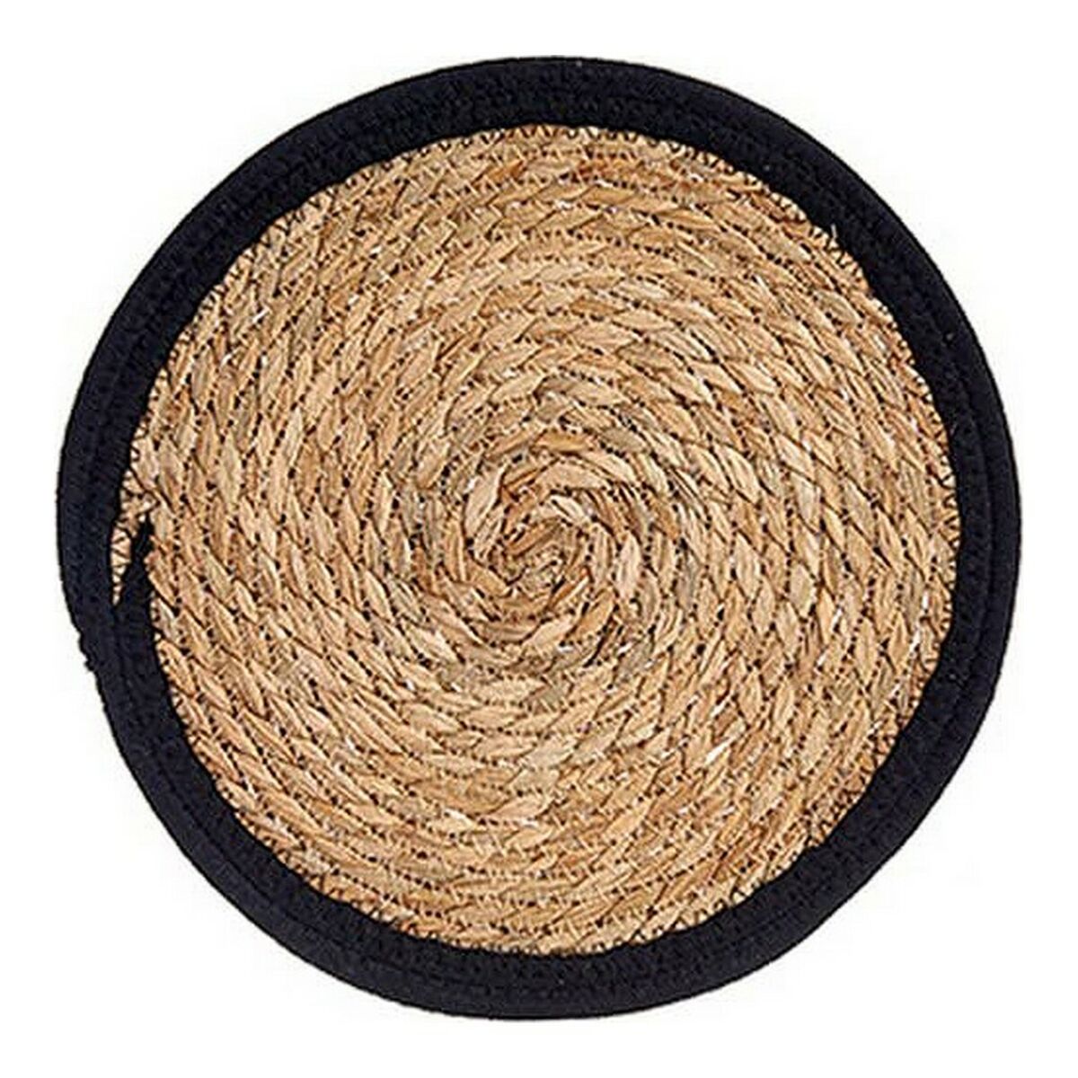Bordsunderlägg Svart Brun Naturell 30 x 1 x 30 cm (Ø 30 cm) - 3