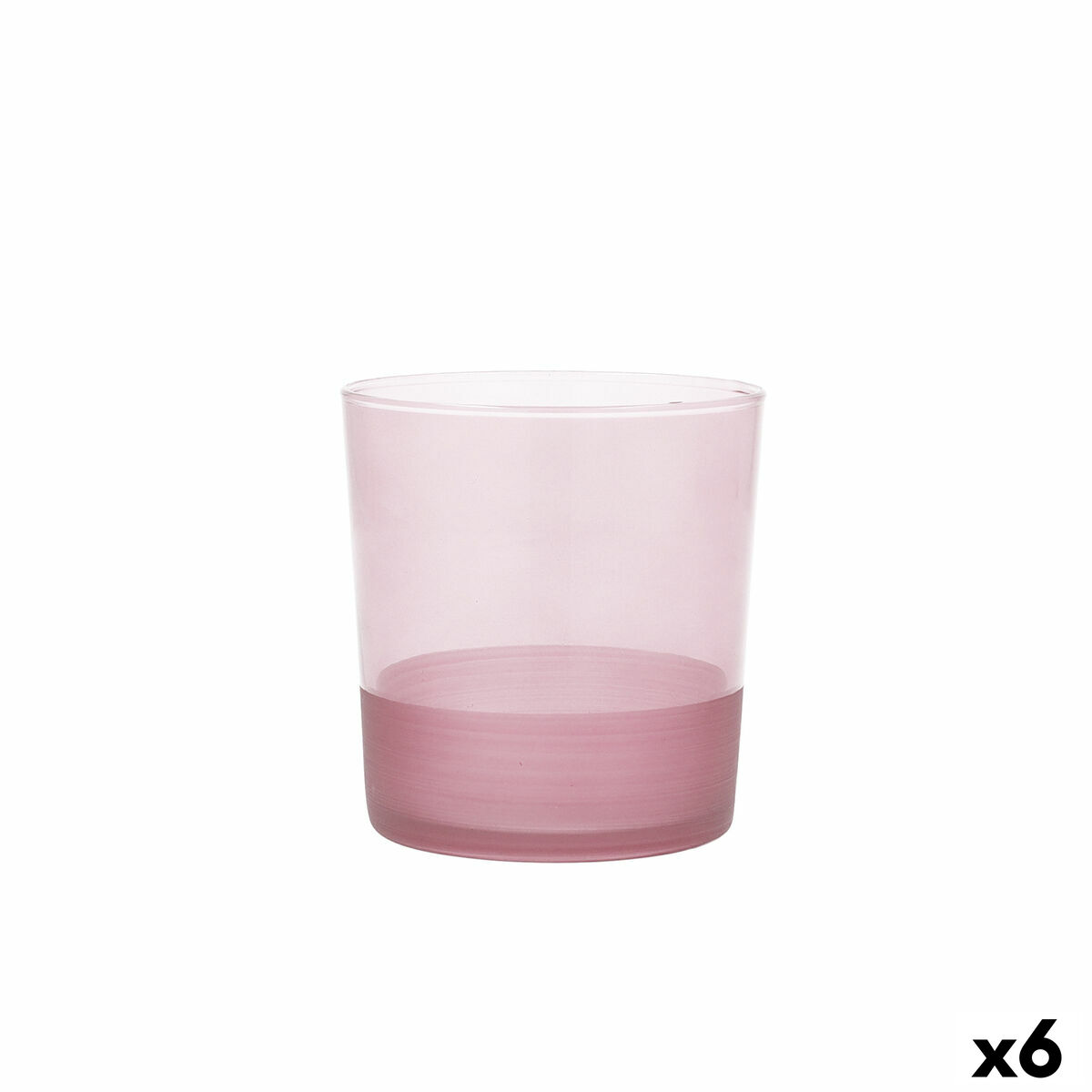Glas Quid Pincel Rosa Glas 380 ml (6 antal)