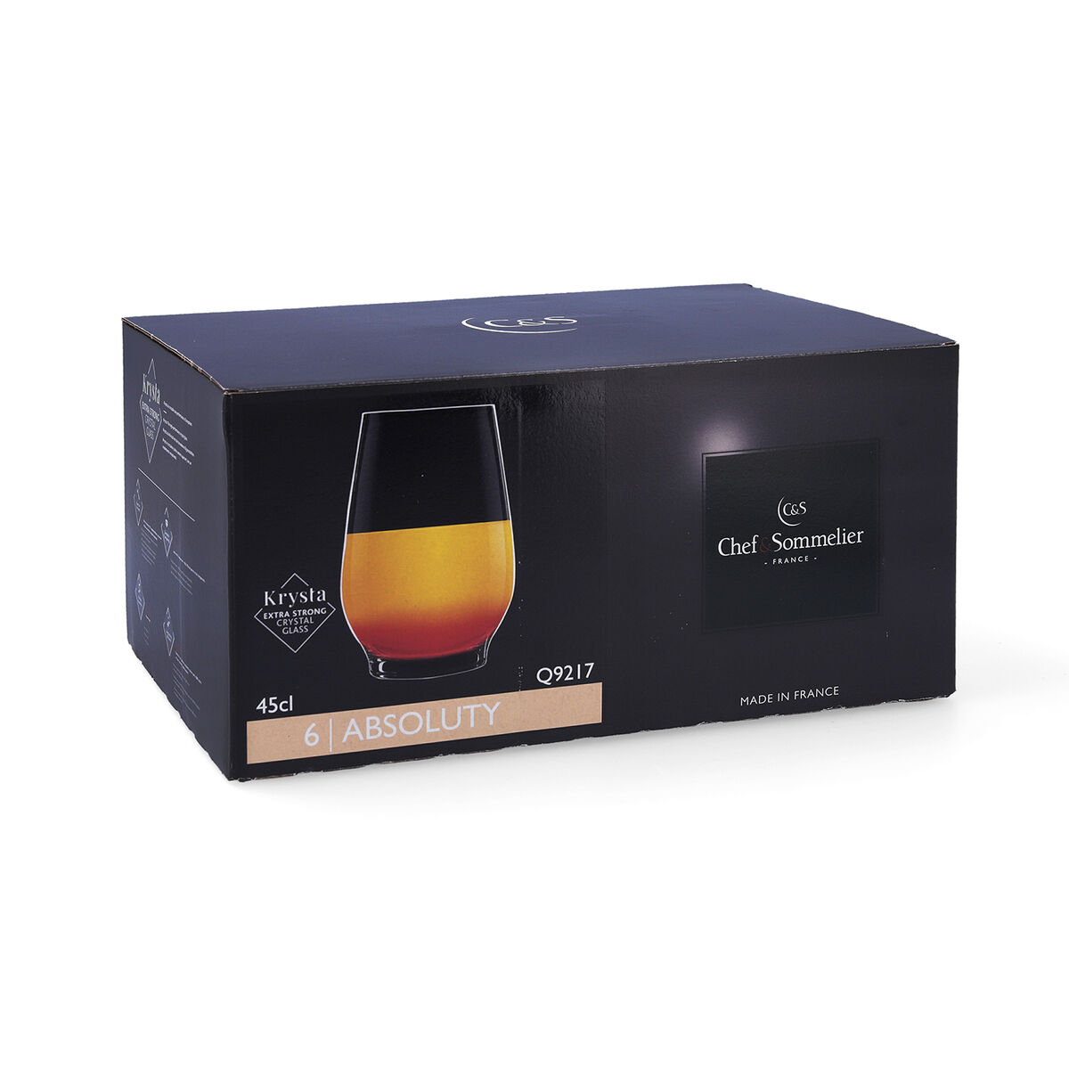 Glasset Chef & Sommelier Absoluty Transparent 6 antal Glas 450 ml - 2