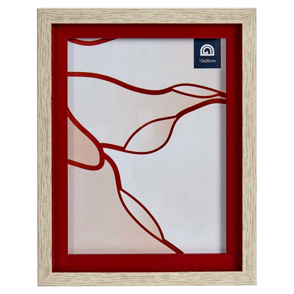 Fotoram 16515 Röd Brun 18,8 x 2 x 24 cm Glas Trä Plast - 2