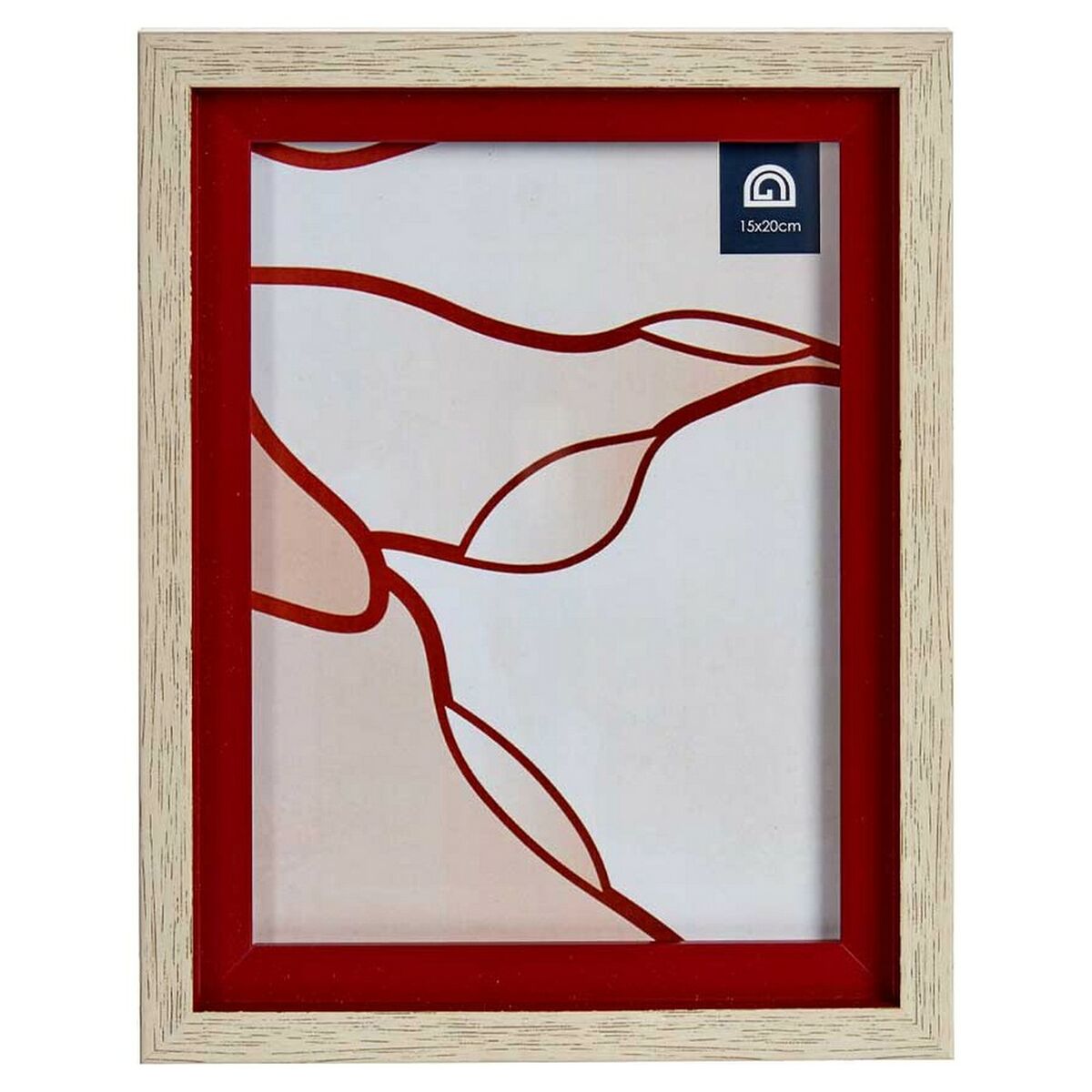 Fotoram 16515 Röd Brun 18,8 x 2 x 24 cm Glas Trä Plast - 6