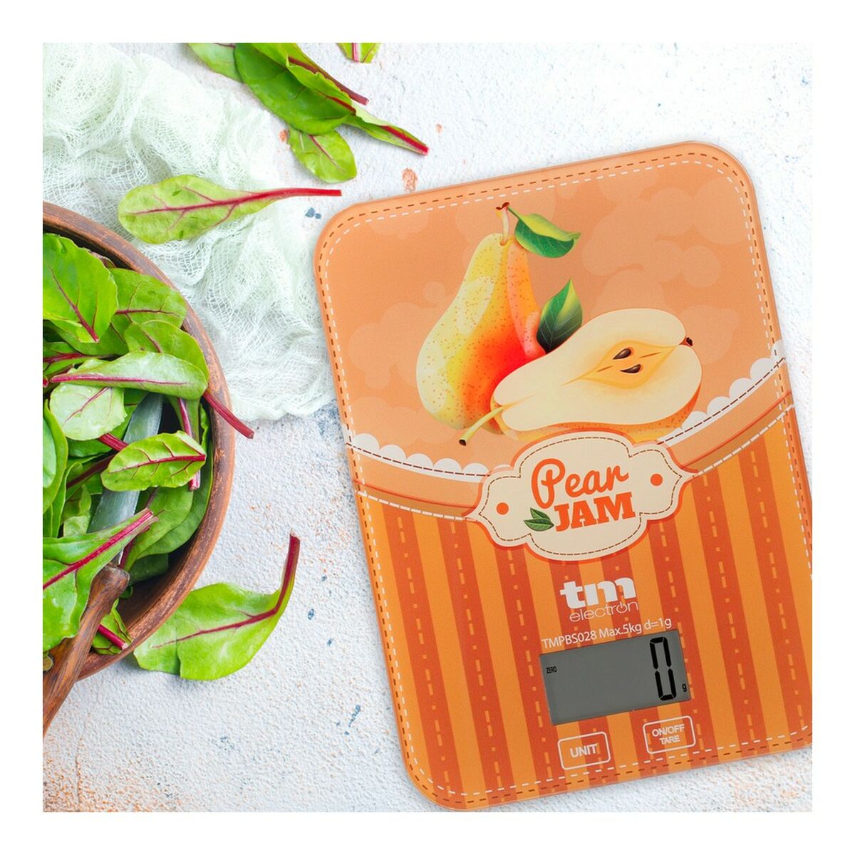 Köksvåg TM Electron Pear Jam 5 kg - 7